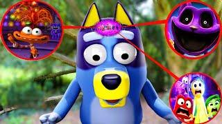 Inside Out 2 en la vida real! Bluey perdió la alegría y Catnap la ayudó | Intensamente 2