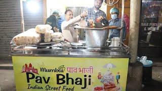 Mumbai Pav Bhaji in Pakistan| Pakistani Pav Bhaji in Kharadar Karachi | Pakistani Street Food