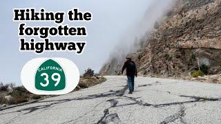 Hiking  on the forgotten Highway 39 near Azusa California