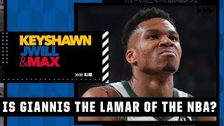 Is Giannis the Lamar Jackson of the NBA?!  | KJM