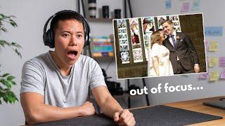 Wedding Videographer REACTS to First Wedding Film...from 2019