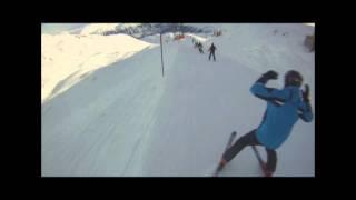 Horrible Ski Crash Compilation - listen to the sound of breaking bones - GoPro Hero in St. Moritz