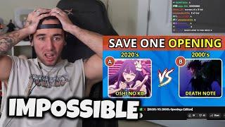 SAVE ONE ANIME OPENING 2020's vs 2000's