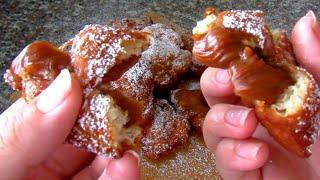 Stuffed Beignets  (Caramel and Nutella) / JustAnya