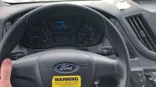 Ford Transit Home Depot Rental Van Driver's seat view