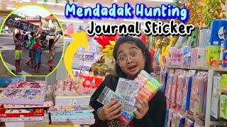 Mendadak Hanum Turun Mobil Hunting Alat Journal & Sticker, Eh ada Om Telolet Om!  Shafeea Hanum