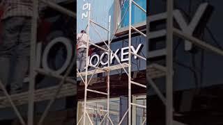 jockey # signature bord #sri Rajan art # dizital art # led letter