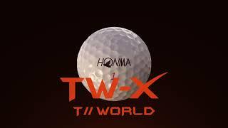 혼마 T//WORLD TW-X 골프공 론칭