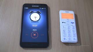 Incoming call & Ringing alarms at the Same Time  Samsung  Galaxy Note 1 Black+Fly