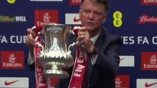 Louis van Gaal blasts the media after Man United's FA Cup final victory