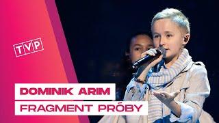 Fragment próby DOMINIKA ARIMA na Eurowizji Junior!