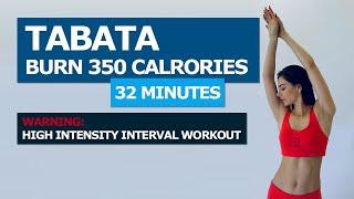 32 Min: TABATA High Intensity Interval Training At Home