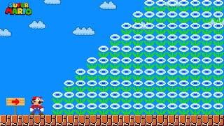 Can Mario Collect 999 Ice Flowers in New Super Mario Bros. Wii ? | Game Animation