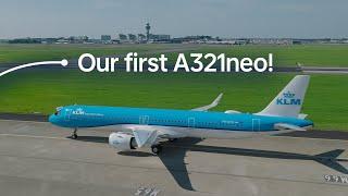 Our first Airbus A321neo is here! ️ | KLM