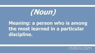 Cognoscente, Cognoscenti: Pronunciation, Meaning and Usage