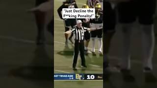 College Ref Caught on Hot Mic! #shorts #sports #college #football #funny #humor #comedy #trending