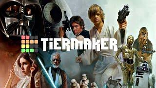 Star Wars Characters Tier Ranking