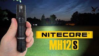 NITECORE MH12S - 1800 lumens EDC flashlight with Type-C charging (5000mAh 21700 battery included)