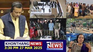 KHONTHANG NEWS | 3:30 PM MANIPURI NEWS | 27 MAR 2025