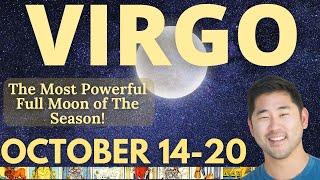 Virgo - You’re On The Brink Of Change W/ Full Moon! October 14-20 Tarot Horoscope