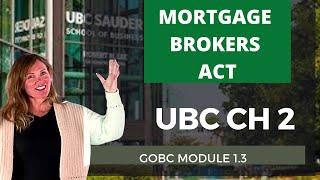 UBC Mortgage Broker Exam Prep- Free Chapter 2- old version