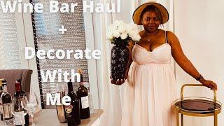 Wine Bar Decor Haul + Decorate with Me | Home Decor 2022 | Series 1+