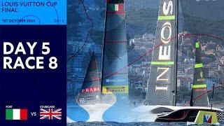 Louis Vuitton Cup Final Race 8 | Luna Rossa Prada Pirelli vs INEOS Britannia | Full Replay