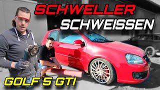 ROSTLÖCHER am BILLIG-GTI! - Schweller Reparatur beim VW GOLF 5 GTI | WT-GARAGE