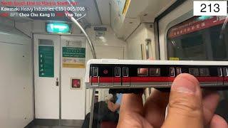 ⁴ᴷ [MRT05 Train] SMRT Trains, NSL Train Ride [CCK → Yew Tee] - Kawasaki C151 005/006