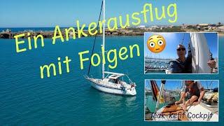 #24-03 Ankerausflug mit Folgen - Teak-Refit im Cockpit