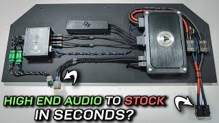 Wiring easily removable AMPLIFIER rack for Car Audio