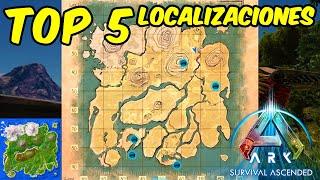 Top 5 ARK ASA  |MEJORES LUGARES PARA CONSTRUIR -The Island- [PC/PS4/XBOXONE] /ARK SURVIVAL ASCENDED