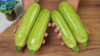 Ein Freund aus Spanien hat mir beigebracht, wie man Zucchini so lecker kocht! Sehr lecker! ASMR