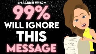 If You’re the 1%, This Is for You r Abraham Hicks 2024