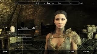 SKYRIM Female Breton Character Creation -SETTINGS BELOW -No Mods