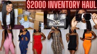 ENTREPRENEUR LIFE EP 1: $2000 INVENTORY HAUL  | Starting My Online Clothing Boutique