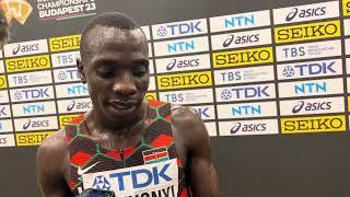 Emmanuel Wanyoni ready for 800 final for Kenya