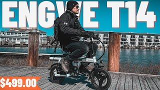 The WORLDS SMALLEST E-BIKE Can Do THIS?!  |  Engwe T14 REVIEW |  Under $500