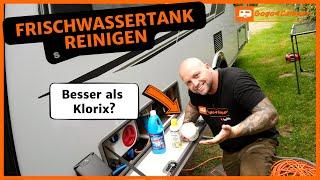 Wassertank im Wohnwagen / Wohnmobil reinigen, desinfizieren & entkalken - So machen wir das 