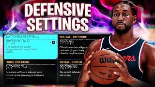 NBA 2K25: Best Switch-All Defensive Settings for Easy Stops!