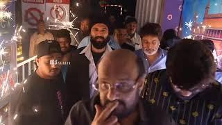 Vijay Devarakonda and Trivikram Entry @ Lucky Baskhar Pre Release Event | MS Talkies