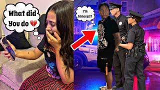 Telling My GF I Got Arrested Prank! *SHE CRIED*