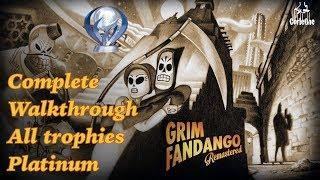 Grim Fandango Remastered | Complete Walkthrough | All trophies | Platinum