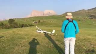 TwinShark rc-sailplane from Ceflix at Seiseralm - August 2018.