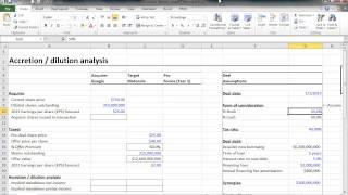 Financial Modeling Quick Lesson: Accretion / Dilution - Part 1