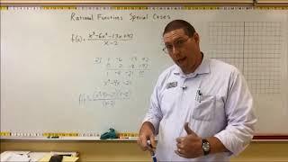 Rational Functions - Hole or Vertical Asymptote - Mr. Ryan