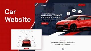 Let's Build a Responsive Car Website Using HTML CSS JavaScript