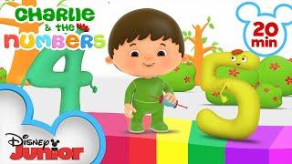 Charlie Meets the Numbers Part 2 | Kids Songs and Nursery Rhymes | @disneyjr