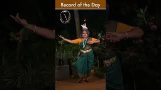 Longest duration to perform Bharatanatyam dance by an individual with a fire ring placed on her head