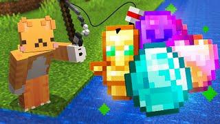 Minecraft, But Fishing Drops OP Items...